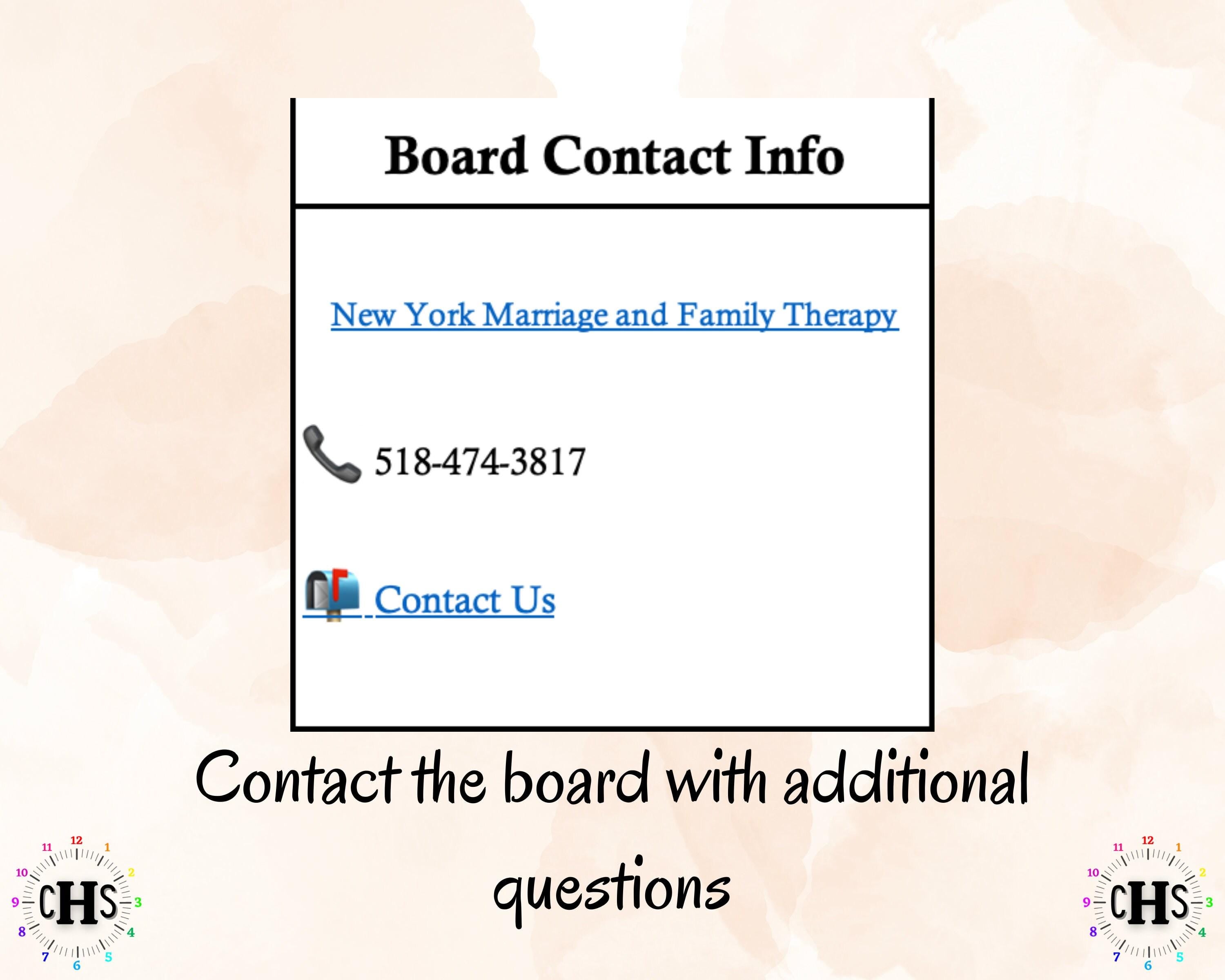 New York LMFT, Clinical Hours Tracker, Supervision Log for Limited Licensed Marriage and Family Therapist - Therapy Graduation Gift