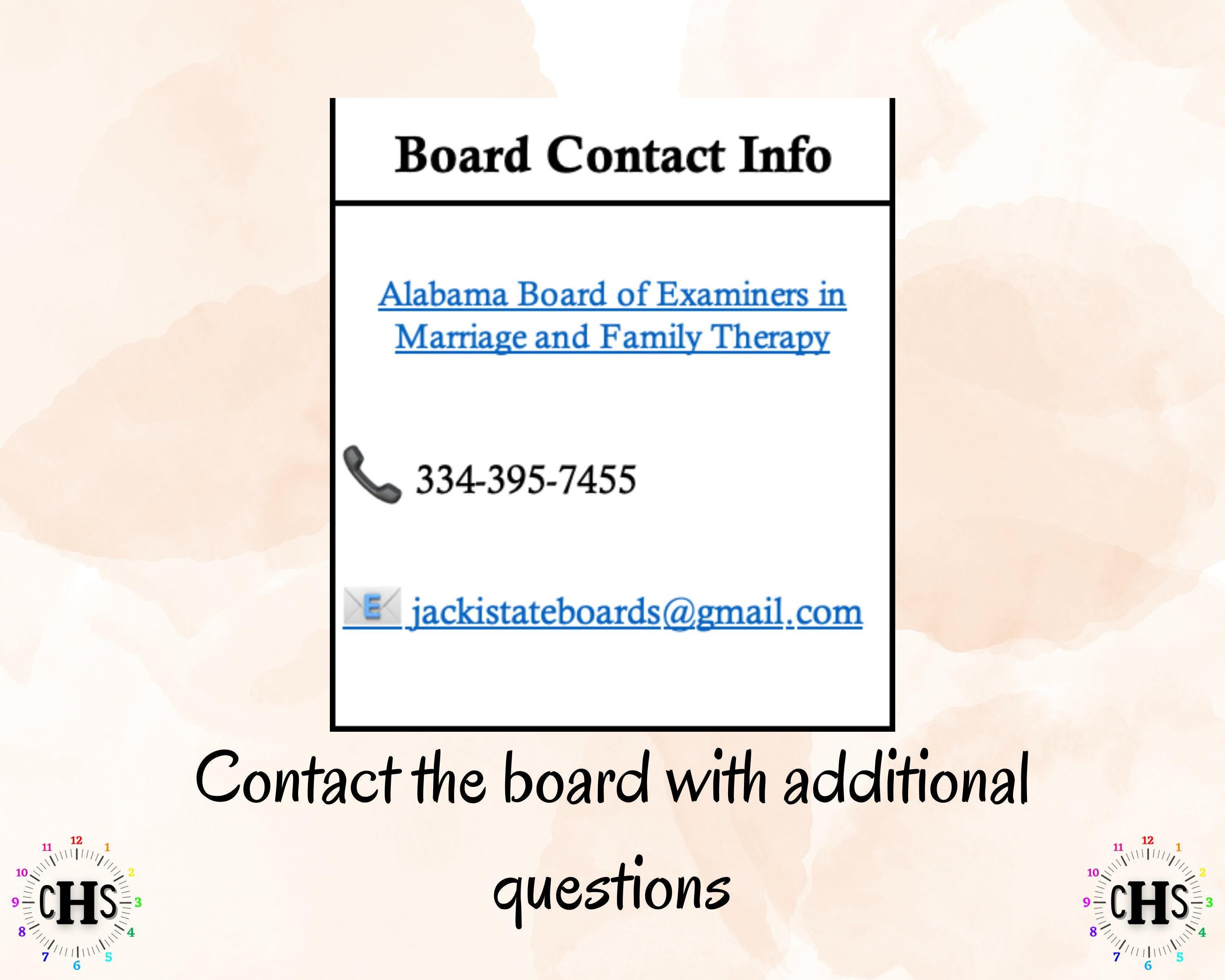 Alabama LMFT, Clinical Hours Tracker, Supervision Log for Marriage and Family Therapist Associate - Therapy Graduation Gift