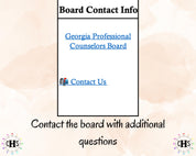 Georgia LPC, Clinical Hours Tracker, Supervision Log for Associate Professional Counselor - Counseling Graduation Gift