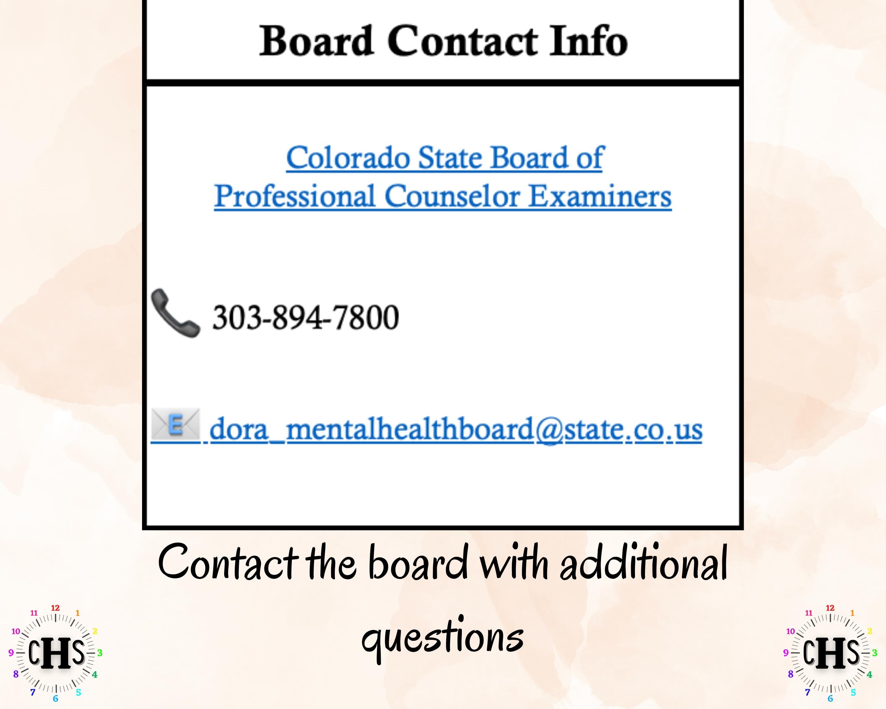 Colorado LPC, Clinical Hours Tracker, Supervision Log for Licensed Professional Counselor Candidate - Counseling Graduation Gift