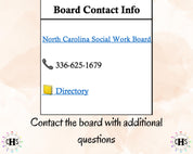 North Carolina, LCSW Hours Tracker, Clinical Supervision Log for Master Social Worker - MSW Student or MSW Graduation Gift