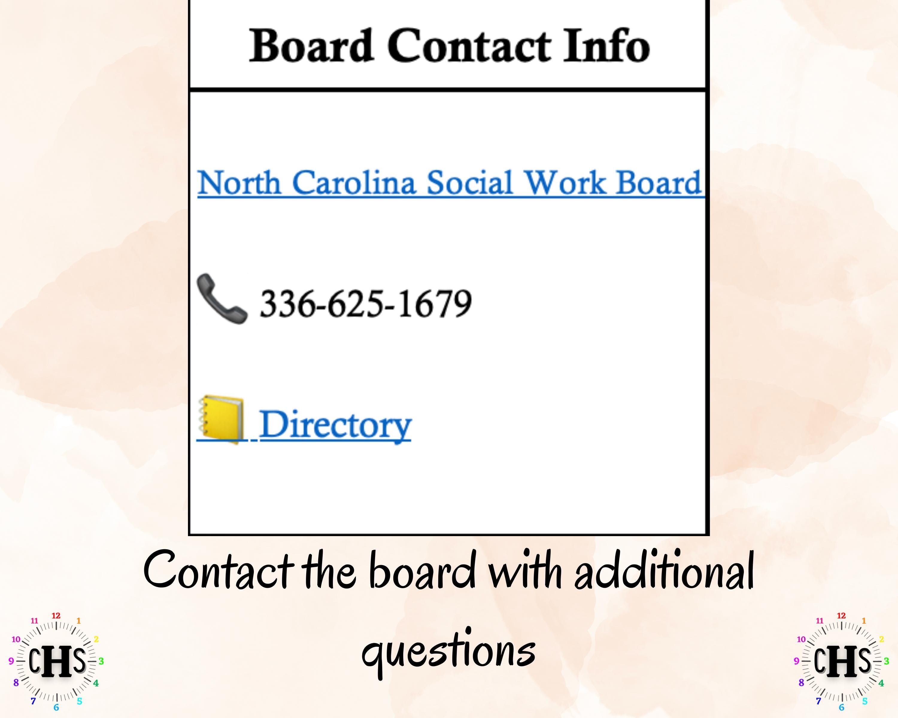North Carolina, LCSW Hours Tracker, Clinical Supervision Log for Master Social Worker - MSW Student or MSW Graduation Gift