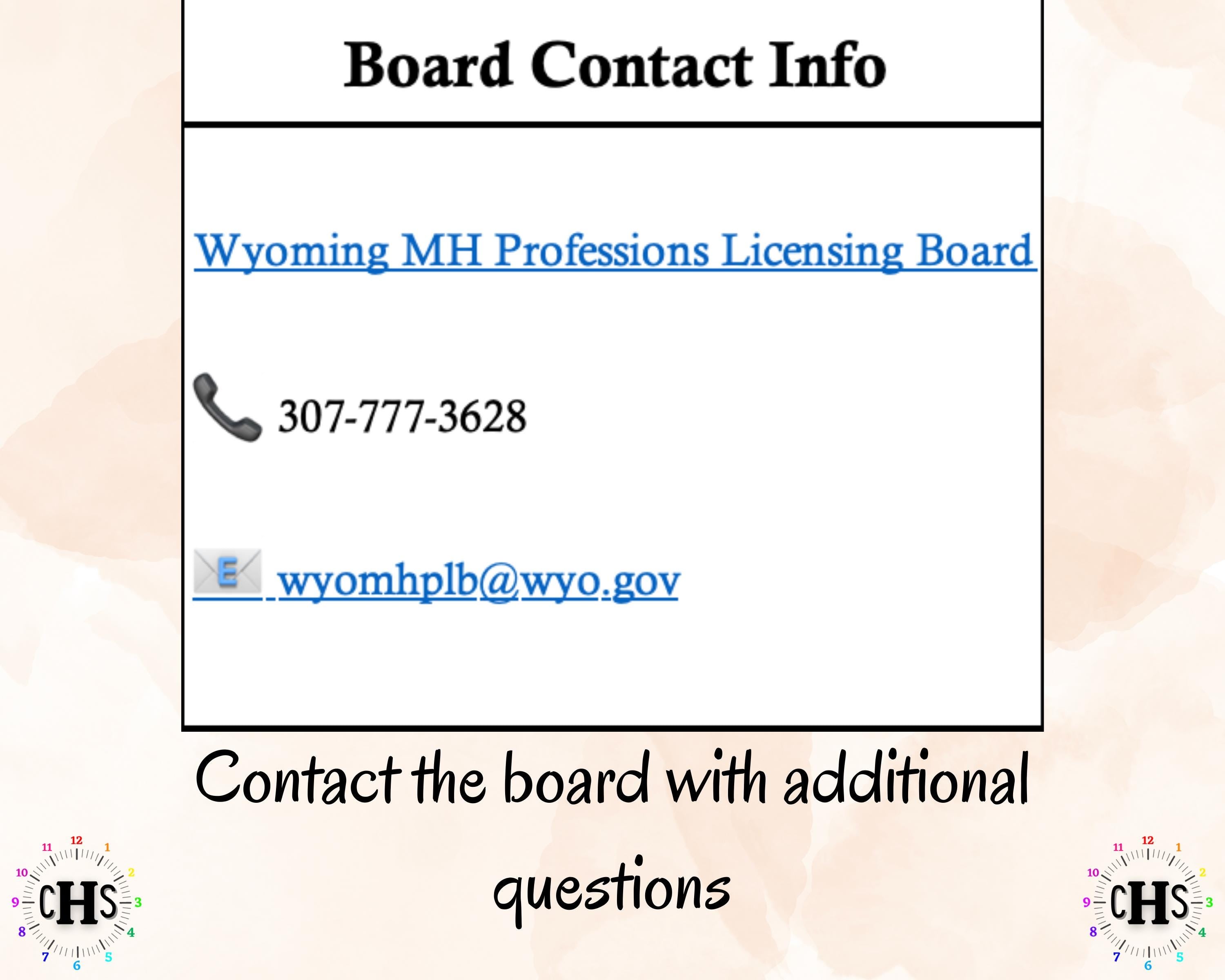 Wyoming LPC, Clinical Hours Tracker, Supervision Log for Provisional Professional Counselor - Counseling Graduation Gift
