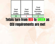 Custom Continuing Education Professional Development Plan Template - Healthcare Worker, Teacher, and Other Professionals Gift
