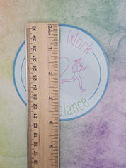 Social Work Life Balance Running Sticker for Social Worker, Self Care Mindfulness Sticker, Mental Health Matters, MSW Graduation Gift