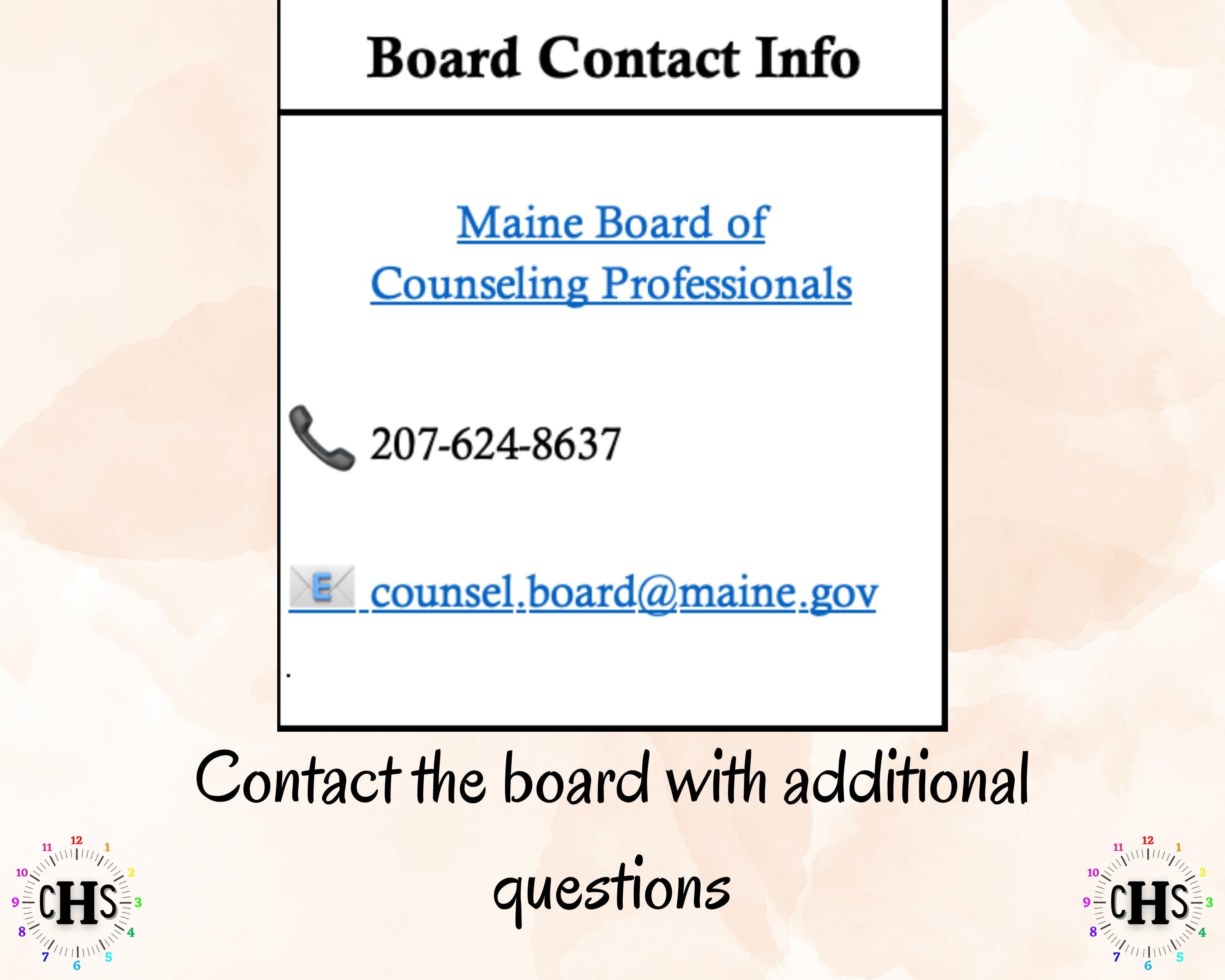 Maine LCPC, Clinical Hours Tracker, Supervision Log for Licensed Professional Counselor Conditional - Counseling Graduation Gift