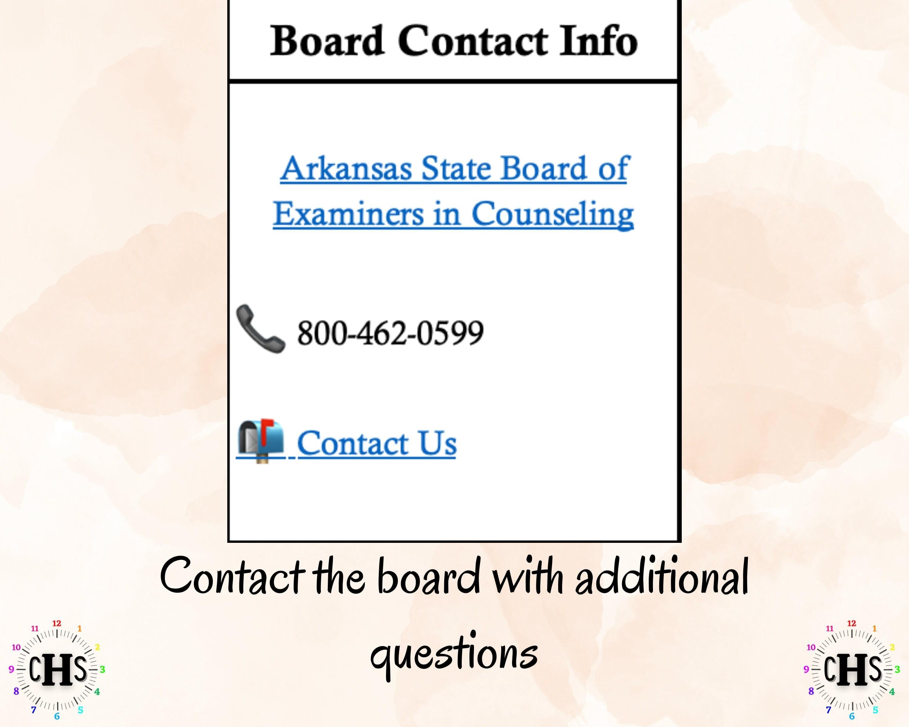 Arkansas LPC, Clinical Hours Tracker, Supervision Log for Licensed Associate Counselor - Counseling Graduation Gift