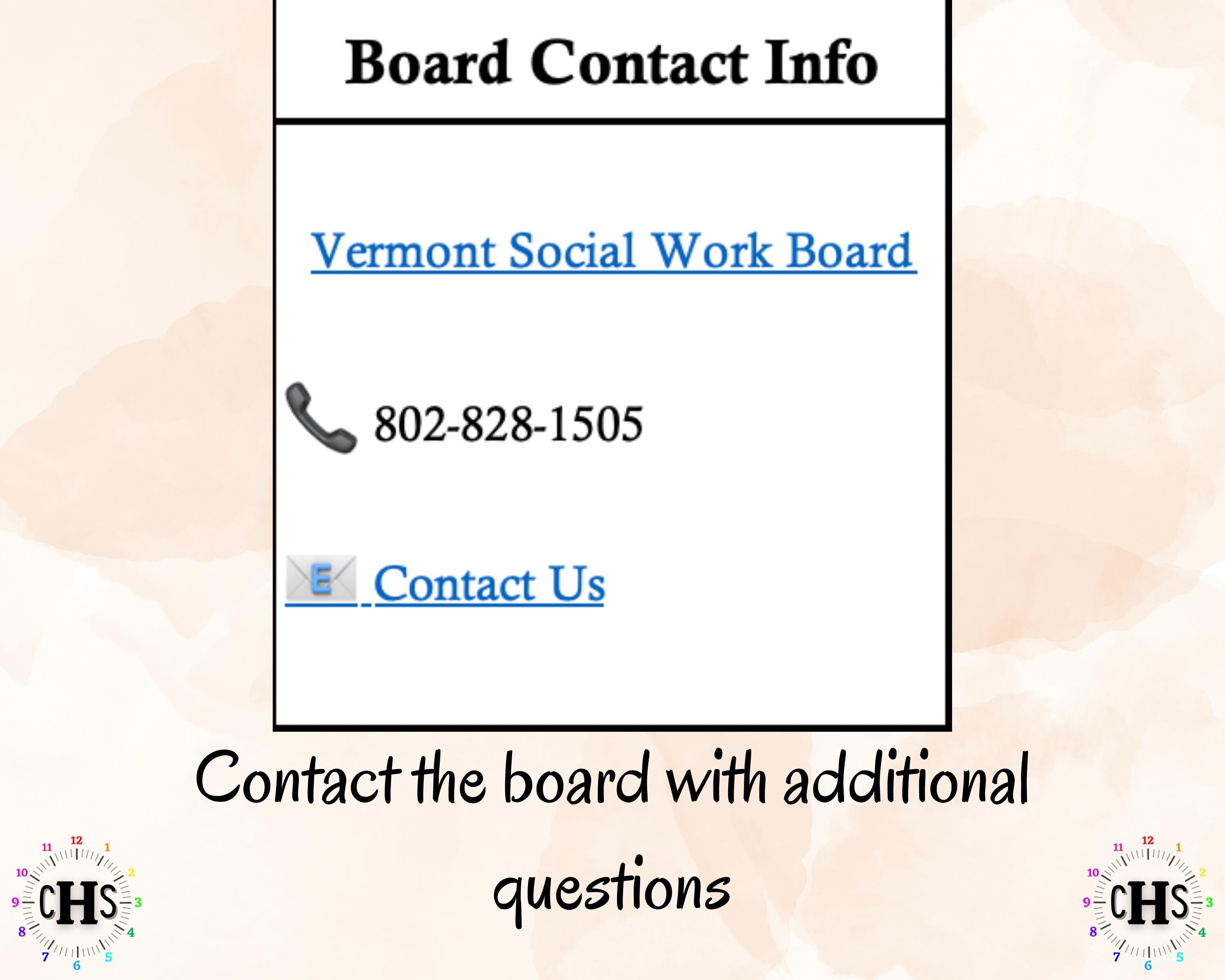 Vermont LICSW, Clinical Hours Tracker, Supervision Log for Master Social Worker - MSW Student or MSW Graduation Gift