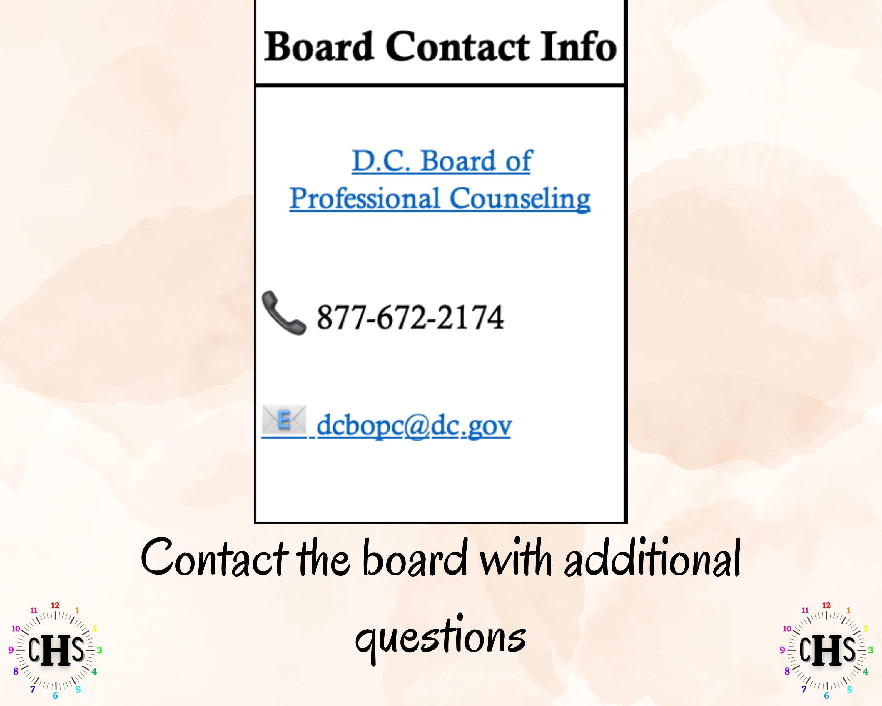 District of Columbia LPC, Clinical Hours Tracker, Supervision Log for Licensed Graduate Professional Counselor - Counseling Graduation Gift