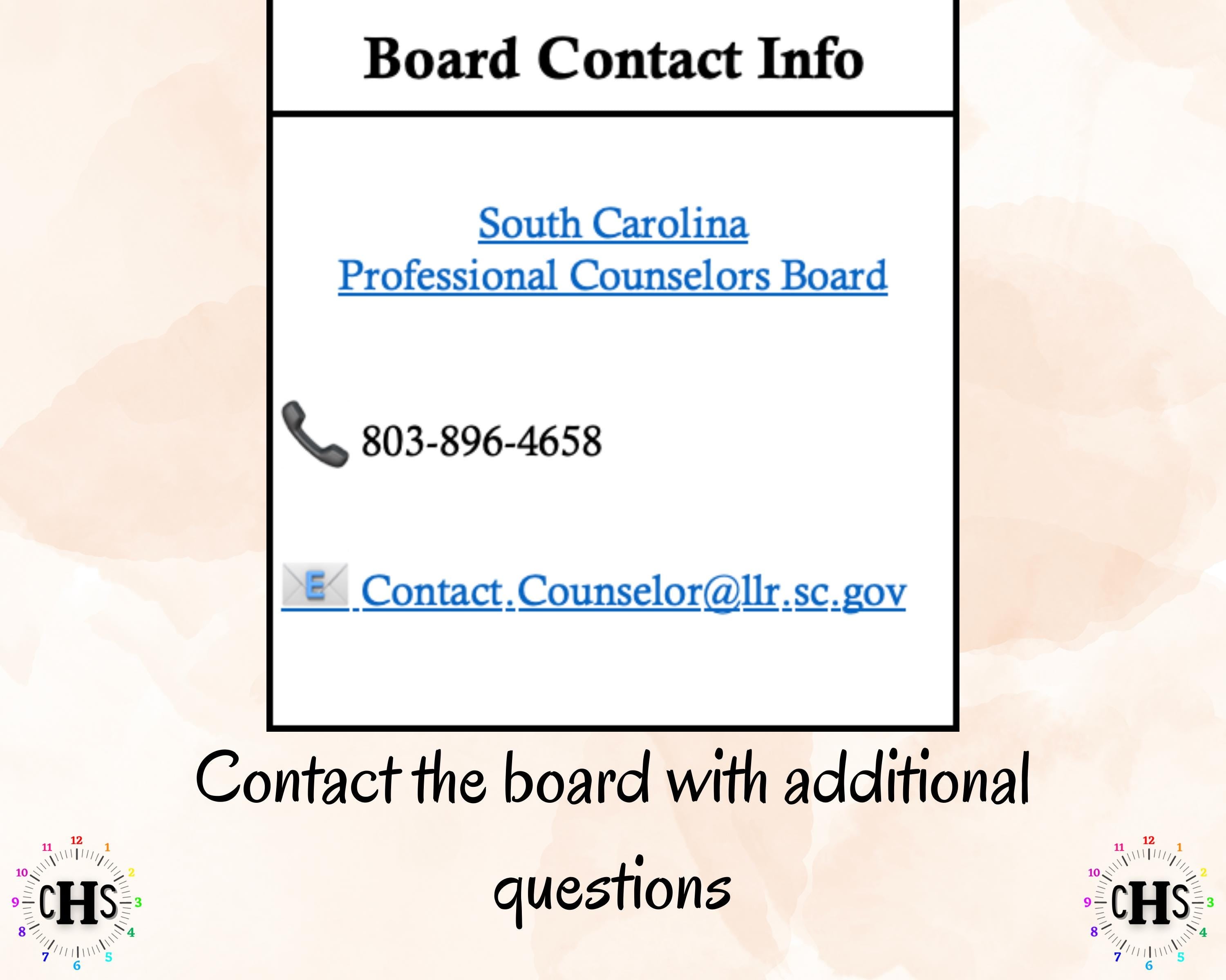 South Carolina LPC, Clinical Hours Tracker, Supervision Log for Licensed Professional Counselor Intern - Counseling Graduation Gift