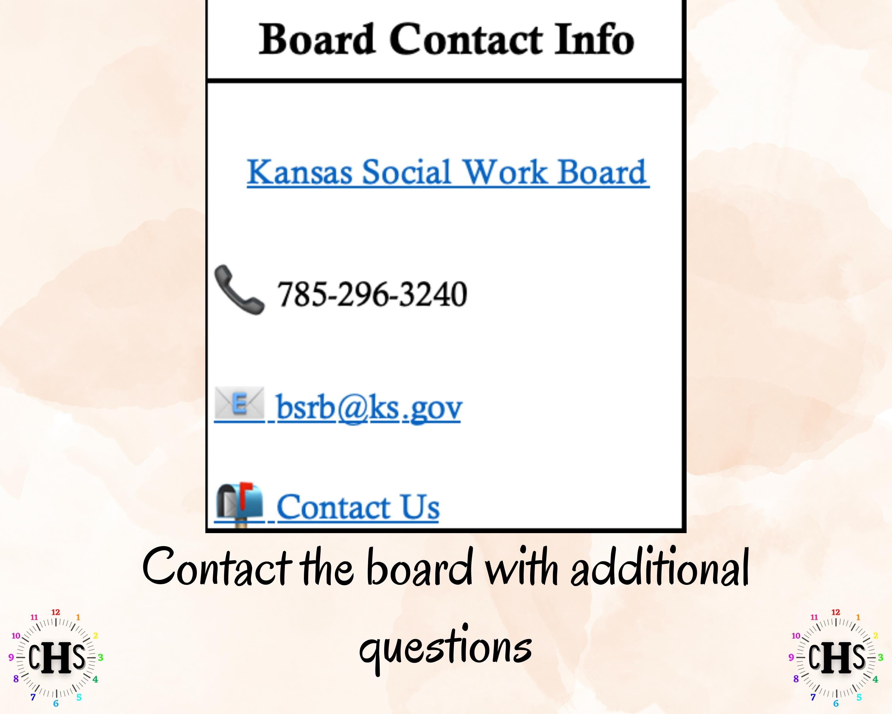 Kansas LSCSW, Clinical Hours Tracker, Supervision Log for Master Social Worker - MSW Student or MSW Graduation Gift