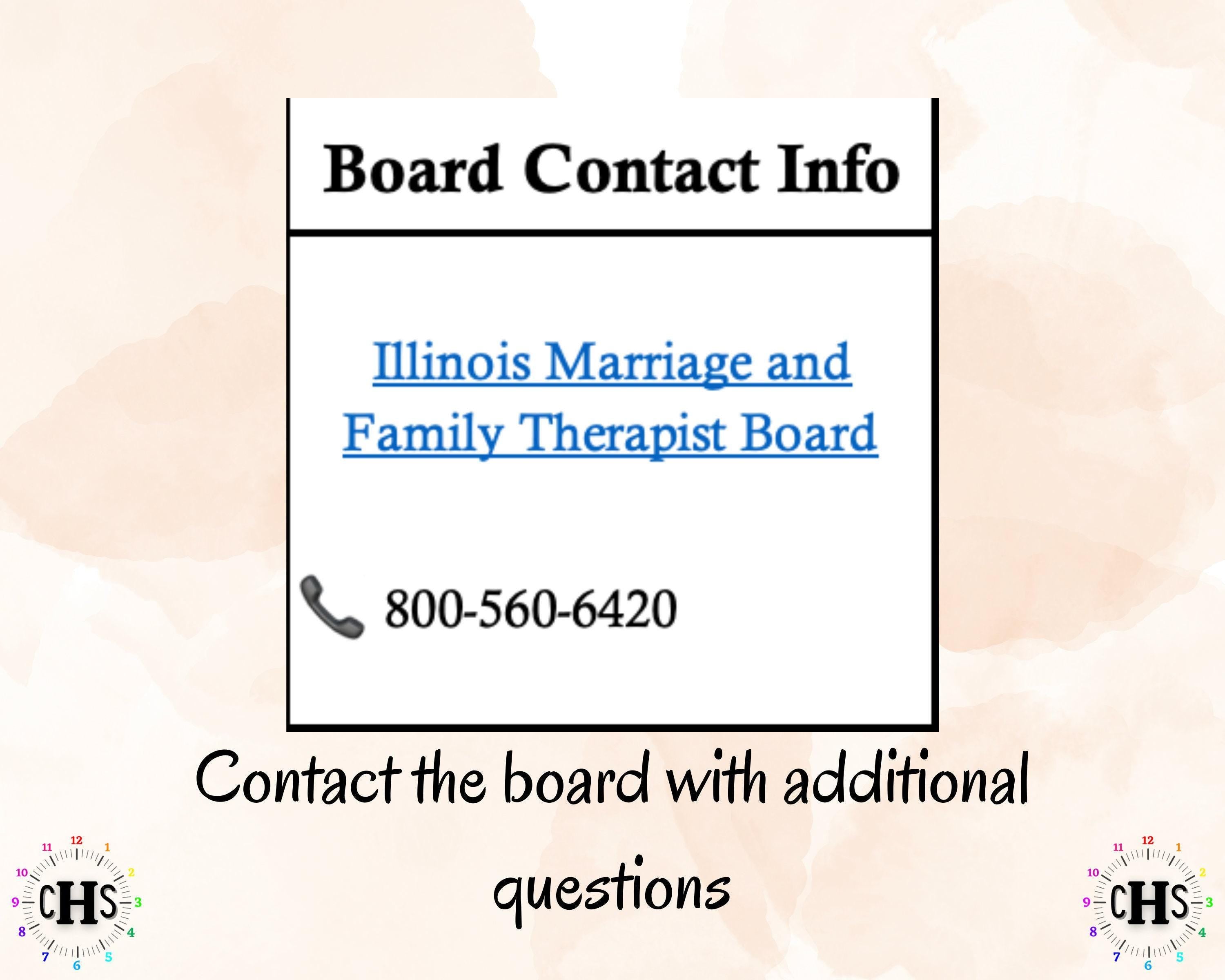 Illinois LMFT, Clinical Hours Tracker, Supervision Log for Associate Marriage and Family Therapist - Therapy Graduation Gift