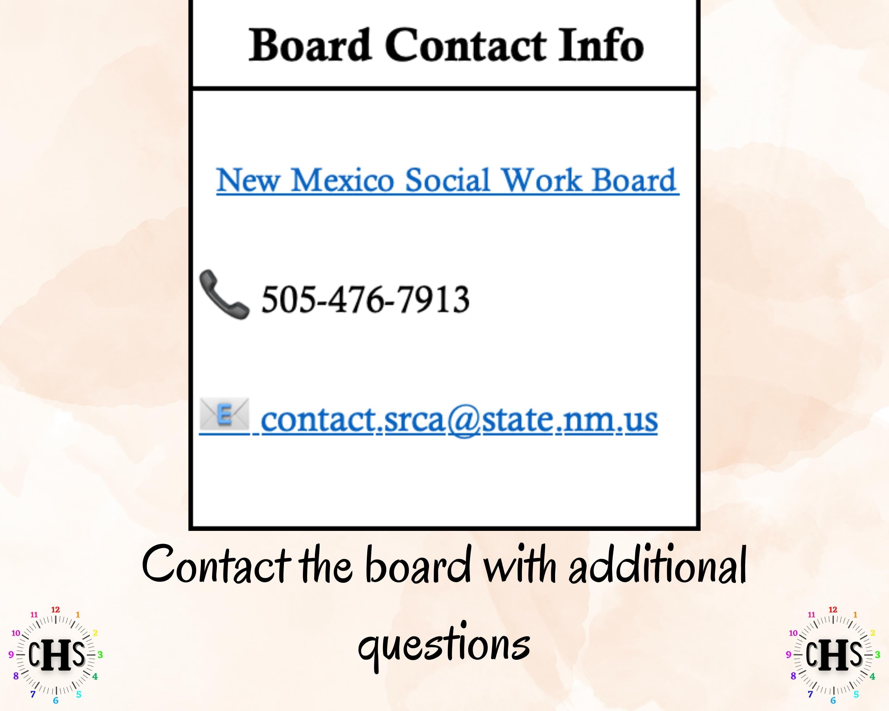 New Mexico, LCSW Hours Tracker, Clinical Supervision Log for Master Social Worker - MSW Student or MSW Graduation Gift