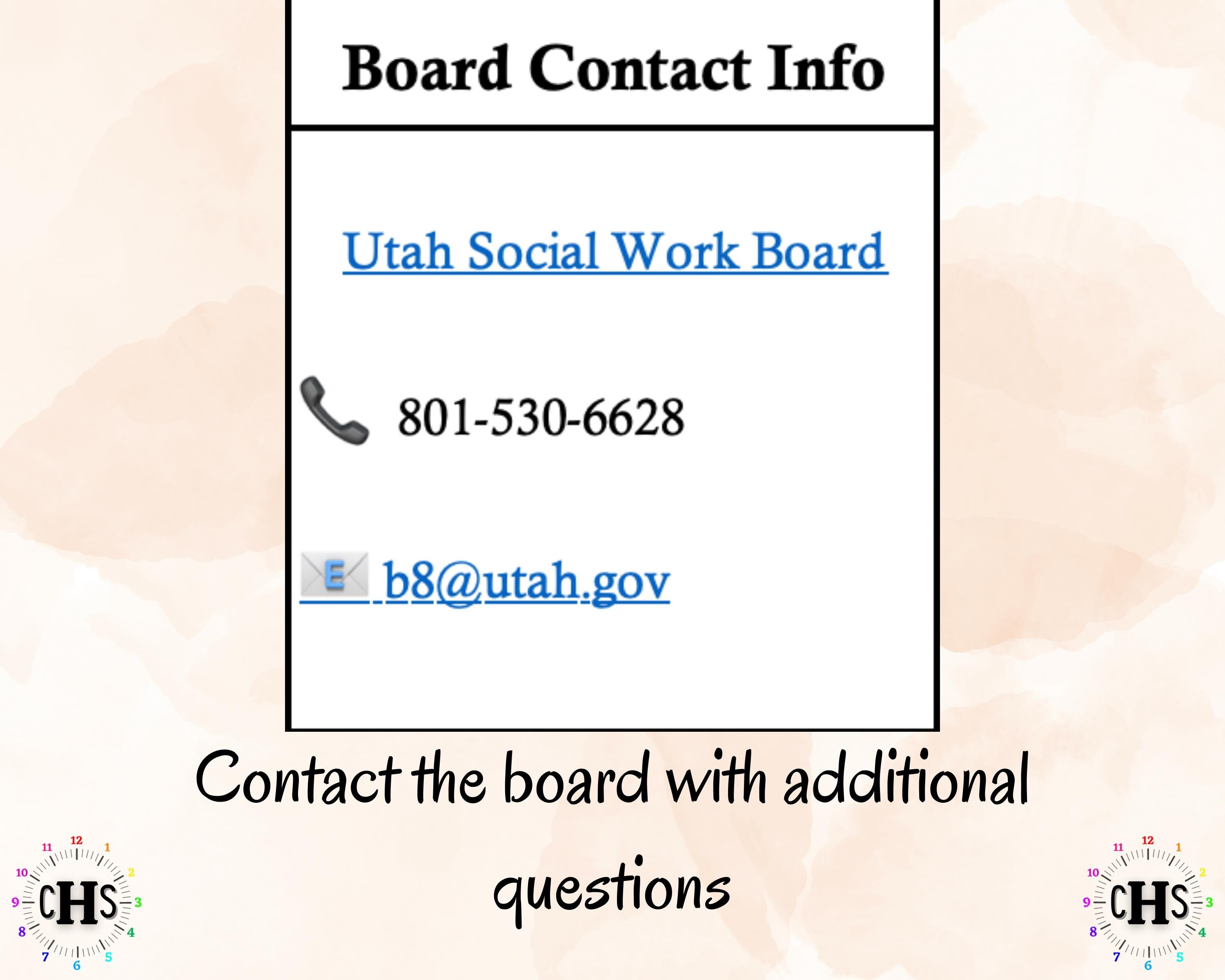 Utah, LCSW Hours Tracker, Clinical Supervision Log for Master Social Worker - MSW Student or MSW Graduation Gift