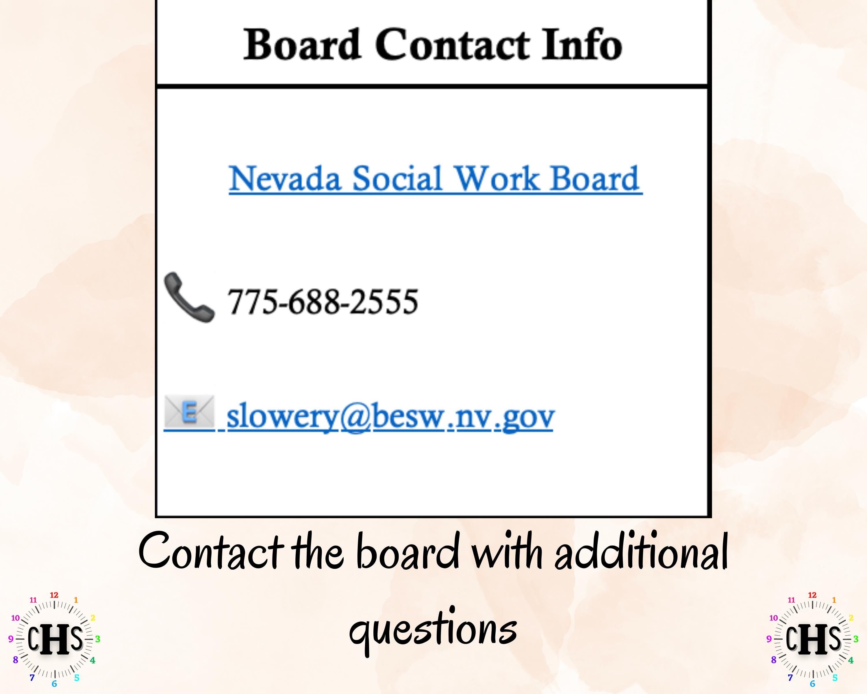 Nevada, LCSW Hours Tracker, Clinical Supervision Log for Master Social Worker - MSW Student or MSW Graduation Gift