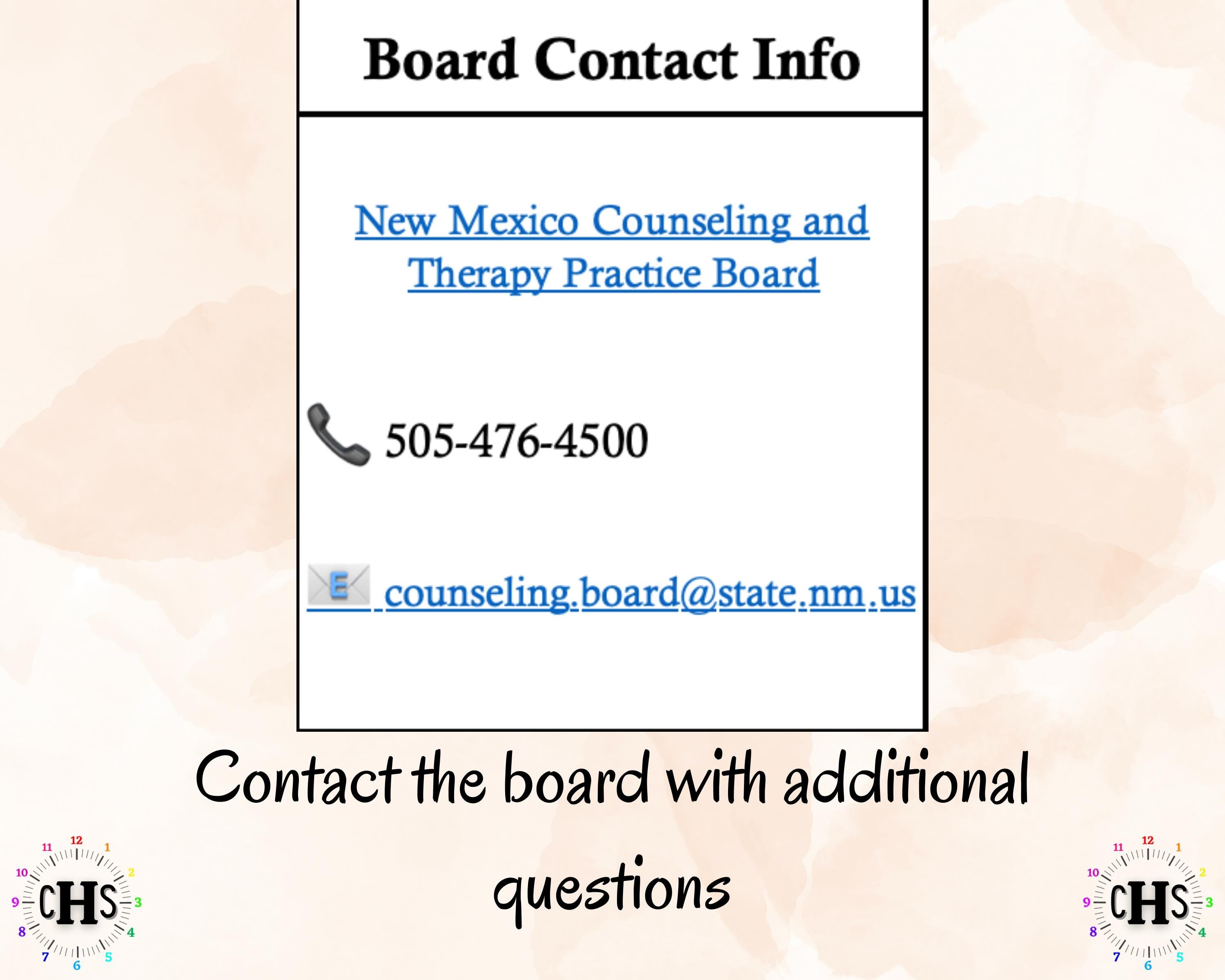 New Mexico LPCC, Clinical Hours Tracker, Supervision Log for Licensed Mental Health Counselor - Counseling Graduation Gift