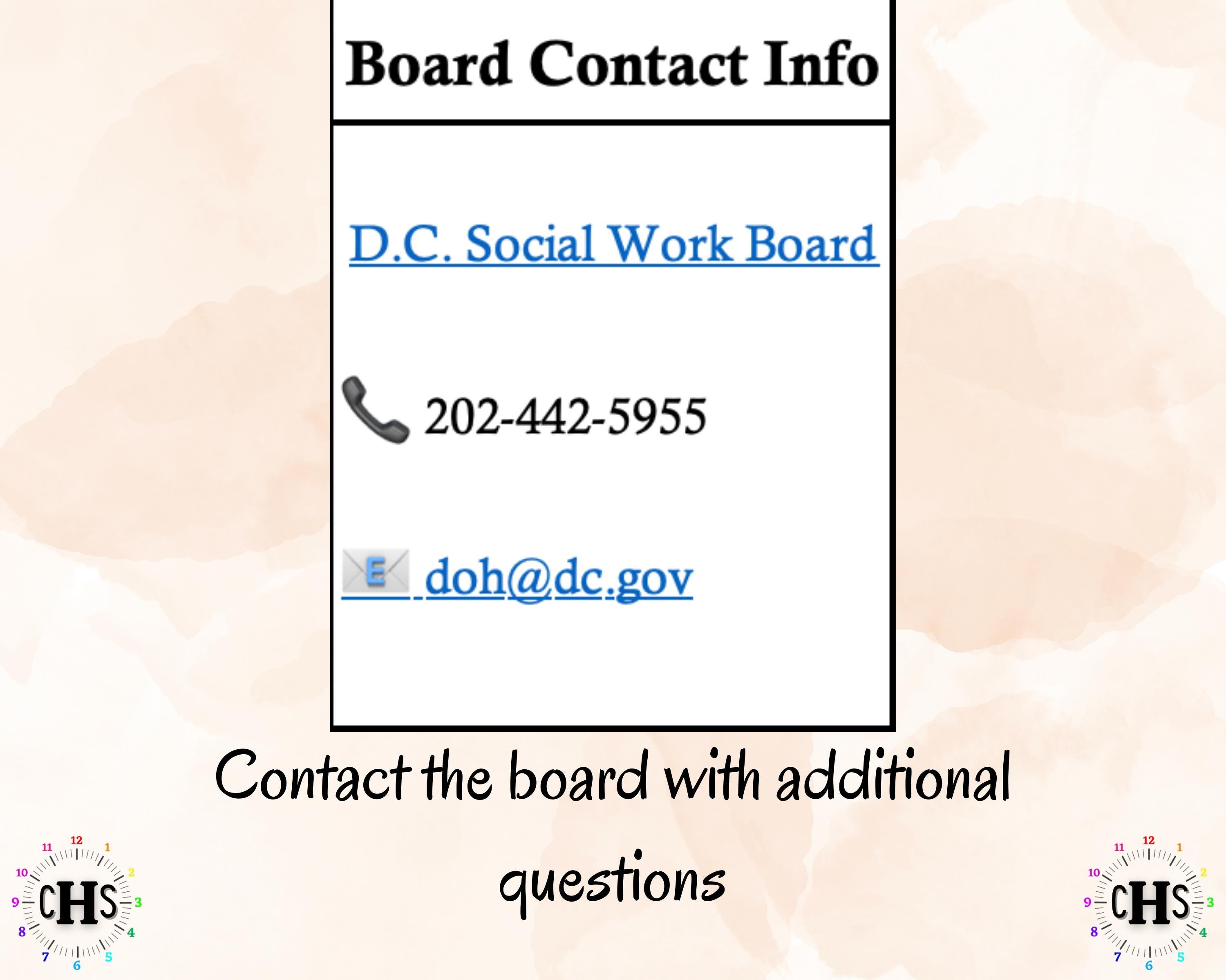 District of Columbia LICSW, Clinical Hours Tracker, Supervision Log for Master Social Worker - MSW Student or MSW Graduation Gift