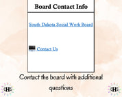 South Dakota CSW-PIP, Clinical Hours Tracker, Supervision Log for Master Social Worker - Student or MSW Graduation Gift