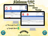Alabama LPC, Clinical Hours Tracker, Supervision Log for Associate Licensed Counselor - Counseling Graduation Gift