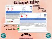 Arizona LMFT, Clinical Hours Tracker, Supervision Log for Licensed Associate Marriage and Family Therapist - Therapy Graduation Gift