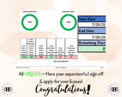 Arkansas LMFT, Clinical Hours Tracker, Supervision Log for Licensed Associate Marriage and Family Therapist - Therapy Graduation Gift