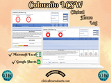Colorado, LCSW Hours Tracker, Clinical Supervision Form for Master Social Worker - MSW Student or MSW Graduation Gift
