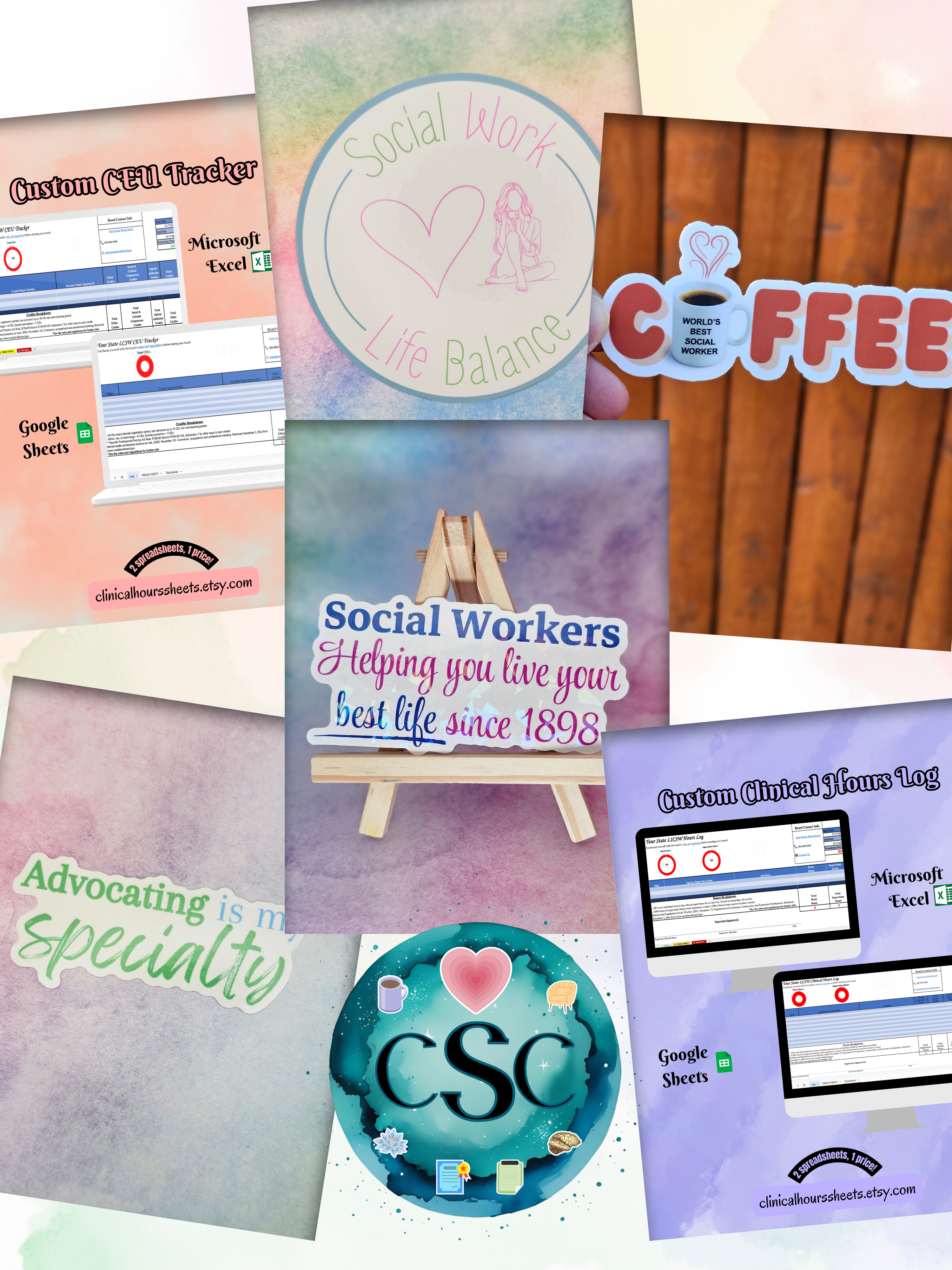 Stickers &amp; Custom Logs