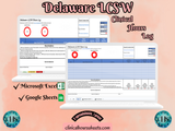 Delaware, LCSW Hours Tracker, Clinical Supervision Form for Master Social Worker - MSW Student or MSW Graduation Gift