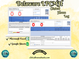 Delaware LPCMH, Clinical Hours Tracker, Supervision Log for Licensed Associate Counselor of Mental Health - Counseling Graduation Gift