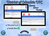 District of Columbia LPC, Clinical Hours Tracker, Supervision Log for Licensed Graduate Professional Counselor - Counseling Graduation Gift