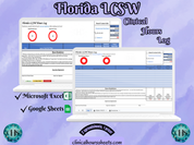 Florida, LCSW Hours Tracker, Clinical Supervision Form for Master Social Worker - MSW Student or MSW Graduation Gift