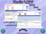 Florida, LCSW Hours Tracker, Clinical Supervision Form for Master Social Worker - MSW Student or MSW Graduation Gift