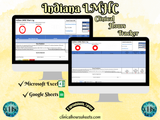 Indiana LMHC, Clinical Hours Tracker, Supervision Log for Licensed Mental Health Counselor Associate - Counseling Graduation Gift