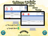 Indiana LMHC, Clinical Hours Tracker, Supervision Log for Licensed Mental Health Counselor Associate - Counseling Graduation Gift