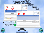 Iowa LMHC, Clinical Hours Tracker, Supervision Log for Temporary Licensed Mental Health Counselor - Counseling Graduation Gift