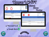 Kansas LCMFT, Clinical Hours Tracker, Supervision Log for Licensed Marriage and Family Therapist - Therapy Graduation Gift