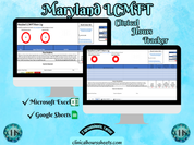 Maryland LCMFT, Clinical Hours Tracker, Supervision Log for Licensed Graduate Marriage and Family Therapist - Therapy Graduation Gift