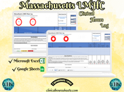 Massachusetts LMHC, Clinical Hours Tracker, Supervision Log for Associate Licensed Counselor - Counseling Graduation Gift