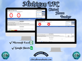 Michigan LPC, Clinical Hours Tracker, Supervision Log for Limited Licensed Professional Counselor - Counseling Graduation Gift