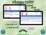Michigan LMFT, Clinical Hours Tracker, Supervision Log for Limited Licensed Marriage and Family Therapist - Therapy Graduation Gift