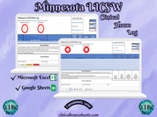 Minnesota LICSW, Clinical Hours Tracker, Supervision Log for Master Social Worker - MSW Student or MSW Graduation Gift