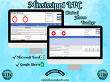 Mississippi LPC, Clinical Hours Tracker, Supervision Log for Provisional Licensed Professional Counselor - Counseling Graduation Gift