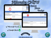 Nebraska CMSW, Clinical Hours Tracker, Supervision Log for Provisional Certified Master Social Worker - MSW Graduation Gift