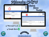 Nebraska CMSW, Clinical Hours Tracker, Supervision Log for Provisional Certified Master Social Worker - MSW Graduation Gift