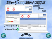 New Hampshire LICSW, Clinical Hours Tracker, Supervision Log for Master Social Worker - MSW Student or MSW Graduation Gift