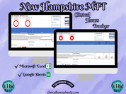 New Hampshire MFT, Clinical Hours Tracker, Supervision Log for Marriage and Family Therapist Candidate - Therapy Graduation Gift