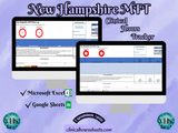 New Hampshire MFT, Clinical Hours Tracker, Supervision Log for Marriage and Family Therapist Candidate - Therapy Graduation Gift