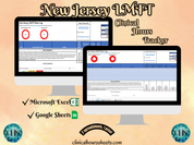 New Jersey LMFT, Clinical Hours Tracker, Supervision Log for Licensed Associate Marriage and Family Therapist - Therapy Graduation Gift