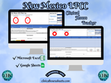 New Mexico LPCC, Clinical Hours Tracker, Supervision Log for Licensed Mental Health Counselor - Counseling Graduation Gift
