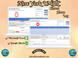 New York LMHC, Clinical Hours Tracker, Supervision Log for Limited Permit Licensed Mental Health Counselor - Counseling Graduation Gift